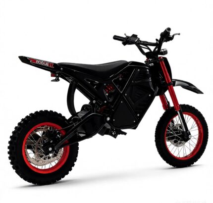 ABKDO Youth&Adult Electric Bike 3000W Peak Power Mid-Mount Motor 48V 23Ah Battery 38MPH Speed 14"/12" Wheels 40 Miles Range Manufacturer Warranty Bike with Long Range Dirt MTB Ebike